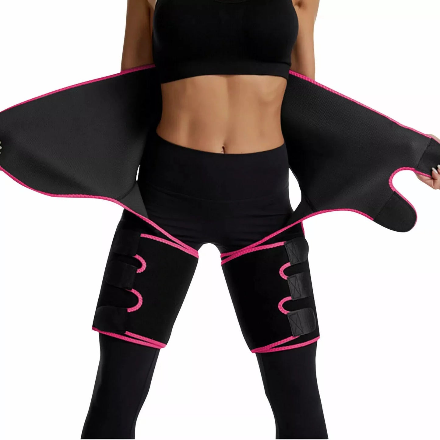 Waist Trainer 3-In-1 Thigh Slimming Body Shaper Trimmer Butt Lifter Shapewear